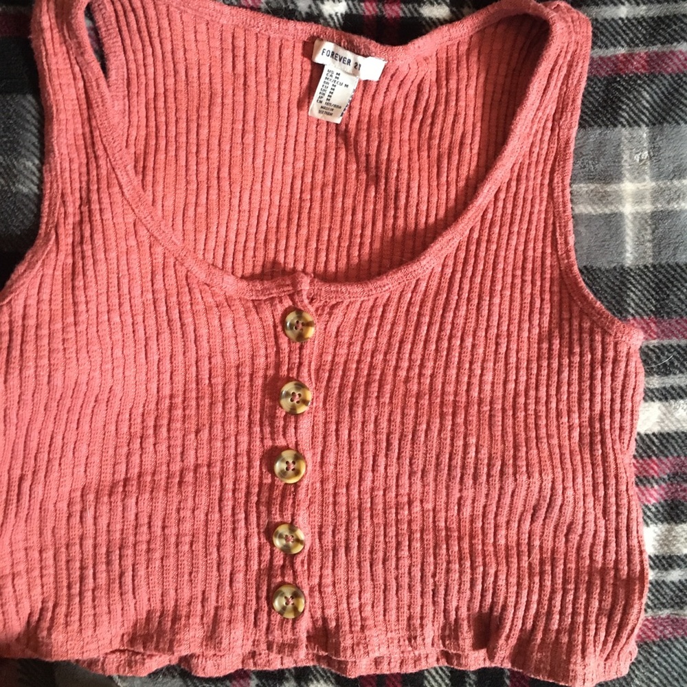 Forever 21 Pink cropped Tank
